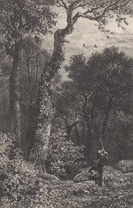 Chasse à la bécasse, 1864 - Charles Emile Jacque
