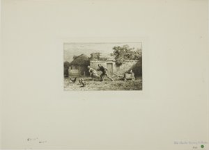 La calèche - Charles Emile Jacque