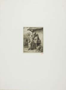 Le rémouleur - Charles Emile Jacque
