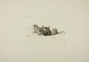 Les petites maisons, Kercassier - Charles Emile Jacque