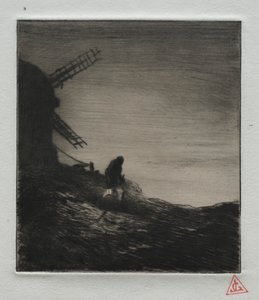 Le Moulin - Charles Emile Jacque