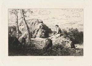 Le Fils Prodigue - Charles Emile Jacque