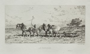 Le Rouleau - Charles Emile Jacque