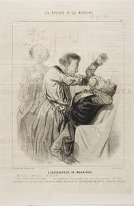 Le tireur de dents (planche 15) - Charles Emile Jacque