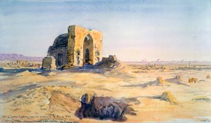 Ville des Tombeaux, vue vers Sakkara, Le Caire, Égypte