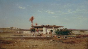 Paysage nord-africain, 1857 - Charles Émile de Tournemine