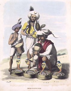 Charmeurs de serpents près du village de Manupar, planche 24 de 