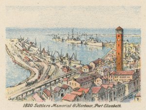 Afrique du Sud : Mémorial des Colons de 1820 et Port, Port Elizabeth - Charles Ernest Peers