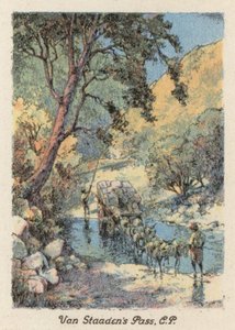 Afrique du Sud : Le col de Van Staaden, CP - Charles Ernest Peers