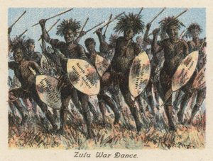 Afrique du Sud: Danse de Guerre Zoulou - Charles Ernest Peers
