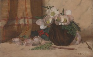 Nature morte aux roses, vers 1885-87 (huile sur lin)