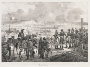 Camp à Boulogne, début du XIXe siècle - Charles Etienne Pierre Motte