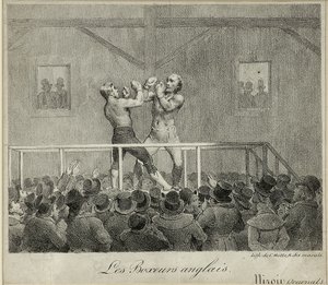 Boxeurs anglais - Charles Etienne Pierre Motte
