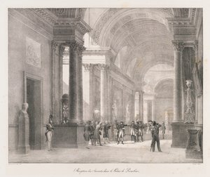 Entrée à Berlin, début du 19ème siècle (lithographie)