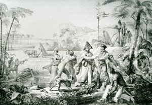 Seuls les lauriers poussent sans culture, illustration pour le général Lallemand (1774-1839) au Champ d