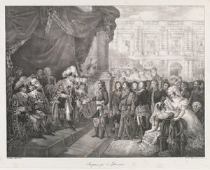 Réception par le Directoire, début du 19ème siècle - Charles Etienne Pierre Motte