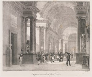 Réception des savants, début du 19e siècle