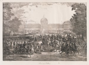 Revue des Tuileries, début du 19e siècle - Charles Etienne Pierre Motte