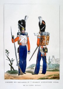 Uniforme des grenadiers suisses du 7e régiment d