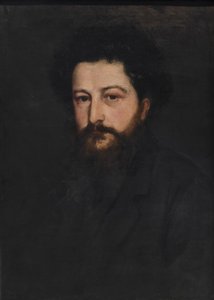 Portrait de William Morris dans la trentaine par Charles Fairfax Murray - Charles Fairfax Murray