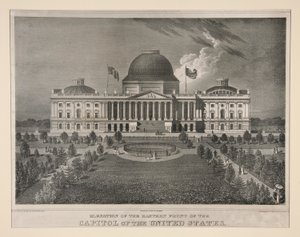 Élévation du point est du Capitole des États-Unis (Washington, D.C.) - Charles Fenderich