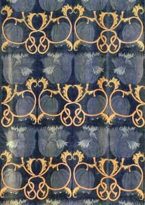 Coquelicots, fabriqués par G.P. & J. Baker, vers 1888 - Charles Francis Annesley Voysey