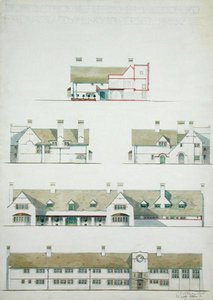 Maison proposée à Higham Woodford, Essex pour Lady Henry Somerset - Charles Francis Annesley Voysey