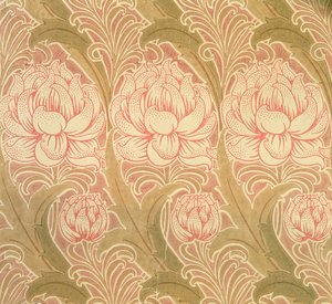 Papier peint conçu par Voysey, victorien