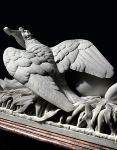 Une figure grandeur nature de Rhodopis sur socle, 1862