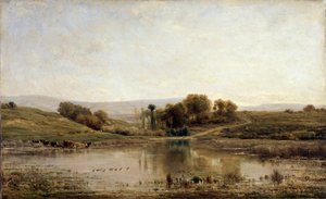 Un étang, 1858