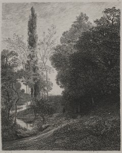 Rives de la Rivière Cousin - Charles Francois Daubigny