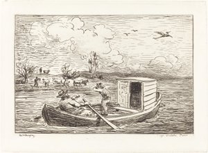 Le Mot de Cambronne - Charles Francois Daubigny