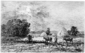 Clair de Lune à Valmondois, 1840-1875 1924 - Charles Francois Daubigny