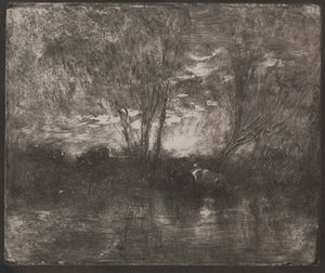 Vaches à un abreuvoir - Charles Francois Daubigny