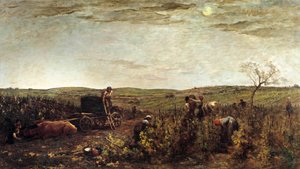 Récolte en Bourgogne - Charles Francois Daubigny
