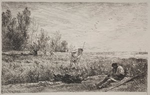 Fenaison - Charles Francois Daubigny