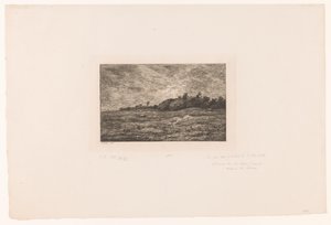 Paysage avec du bétail paissant et des lapins - Charles Francois Daubigny