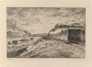Le Départ Le Retour, de Le Voyage en bateau - Charles Francois Daubigny