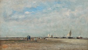 Les ramasseurs de coquillages, Trouville