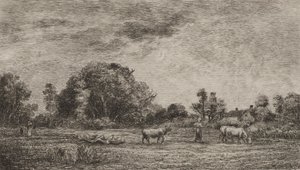 Lever de lune - Charles Francois Daubigny