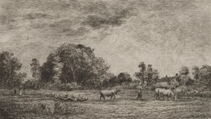 Lever de Lune, 1861 - Charles Francois Daubigny