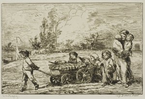 Déménagement avec le chariot (Les meubles du bateau)