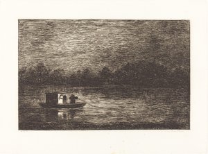 Voyage de nuit, 2ème planche - Charles Francois Daubigny