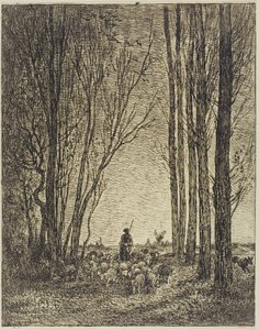 Retour du troupeau - Charles Francois Daubigny