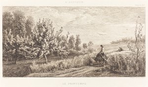 Le Printemps - Charles Francois Daubigny