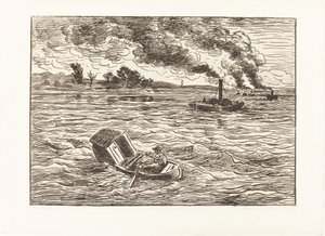 Bateaux à vapeur - Charles Francois Daubigny