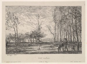 Coucher de Soleil - Charles Francois Daubigny