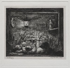Le Voyage en Bateau : Coucher à Bord du "Botin" (Nuit sur le Bateau) - Charles Francois Daubigny