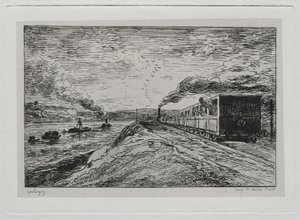 Le Voyage en bateau: Le Départ Le Retour, 1861 - Charles Francois Daubigny