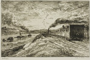 Le départ (Le retour) - Charles Francois Daubigny